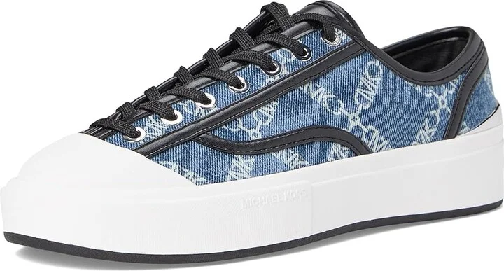 Michael Kors Jude Lace-up Men's Shoes Union Wash Denim : 9 M, Leather/Rubber - Image 5