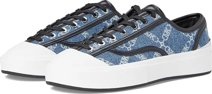 Michael Kors Jude Lace-up Men's Shoes Union Wash Denim : 9 M, Leather/Rubber