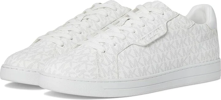 Michael Kors Keating Lace Up Men's Lace-up Boots Bright White : 12 M, Leather/Rubber/Textile