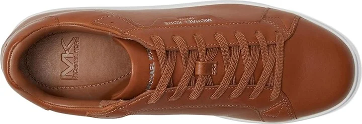 Michael Kors Keating Lace Up Men's Lace-up Boots Luggage : 9.5 M, Leather/Rubber/Textile - Image 2