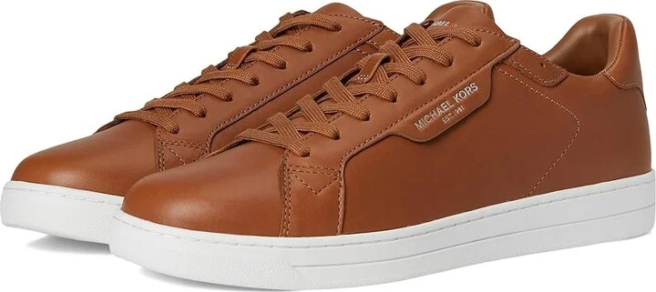 Michael Kors Keating Lace Up Men's Lace-up Boots Luggage : 9.5 M, Leather/Rubber/Textile