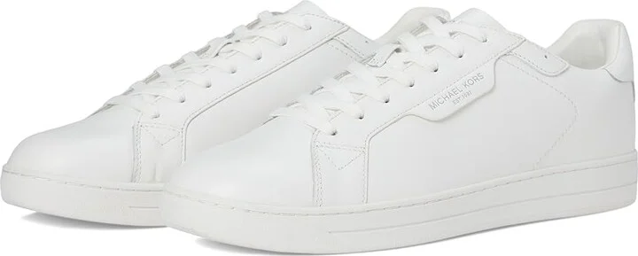 Michael Kors Keating Lace Up Men's Lace-up Boots Optic White : 11 M, Leather/Rubber/Textile
