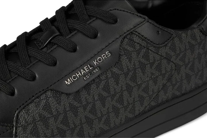Michael Kors Keating Lace Up Men's Shoes Black 1 : 10 M, Leather - Image 8