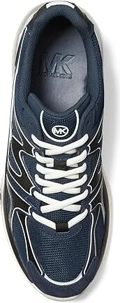 Michael Kors Kit Trainer Extreme Men's Shoes Navy : 13 M, Leather/Textile - Image 2