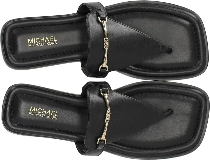 Michael Kors Lena Black Thong Sandal - Image 5