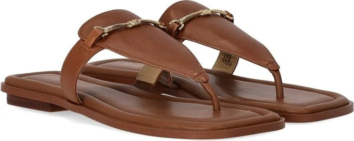 Michael Kors Lena Brown Thong Sandal - Image 2