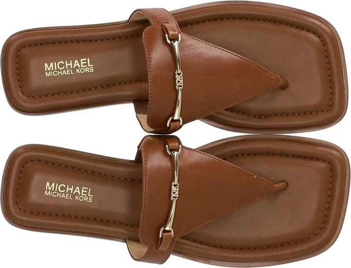 Michael Kors Lena Brown Thong Sandal - Image 5