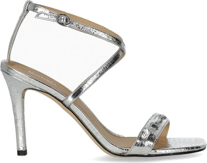 Michael Kors Lena Silver Heeled Sandal
