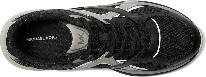 Michael Kors Leo Trainer Men's Shoes Black : 10.5 M, Synthetic - Image 2