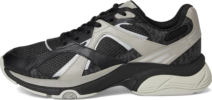 Michael Kors Leo Trainer Men's Shoes Black : 10.5 M, Synthetic - Image 6