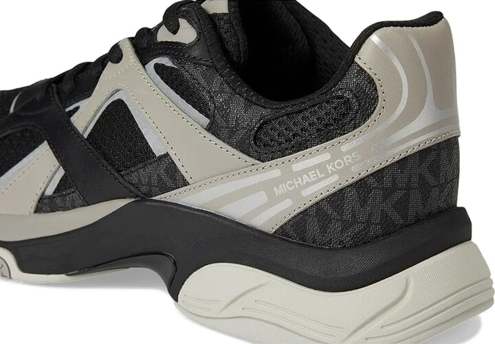 Michael Kors Leo Trainer Men's Shoes Black : 10.5 M, Synthetic - Image 7
