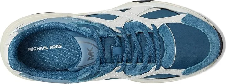 Michael Kors Leo Trainer Men's Shoes Dark Chambray : 10 M, Synthetic - Image 2