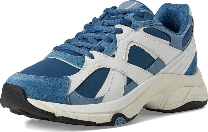 Michael Kors Leo Trainer Men's Shoes Dark Chambray : 10 M, Synthetic - Image 5