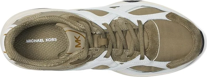 Michael Kors Leo Trainer Men's Shoes Green : 10.5 M, Synthetic - Image 2