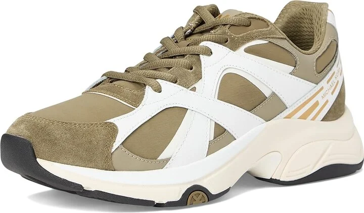 Michael Kors Leo Trainer Men's Shoes Green : 10.5 M, Synthetic - Image 5