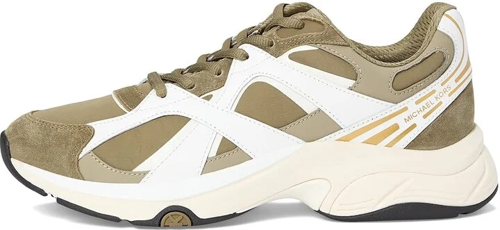 Michael Kors Leo Trainer Men's Shoes Green : 10.5 M, Synthetic - Image 6