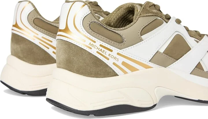 Michael Kors Leo Trainer Men's Shoes Green : 10.5 M, Synthetic - Image 7