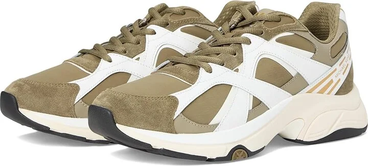 Michael Kors Leo Trainer Men's Shoes Green : 10.5 M, Synthetic