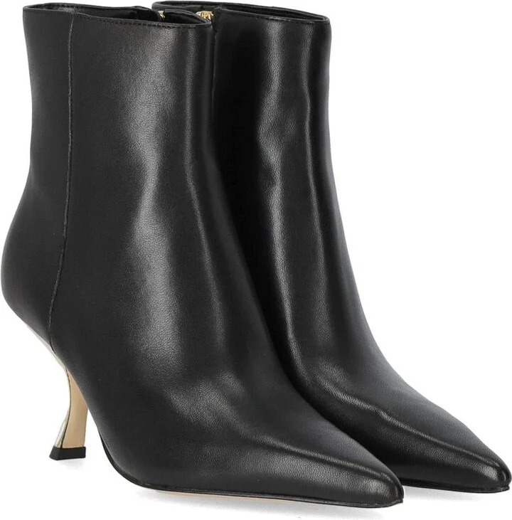 Michael Kors Luna Black Heeled Ankle Boot - Image 2