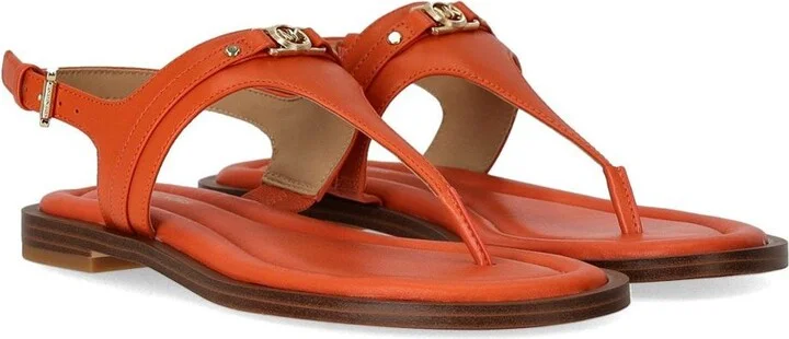 Michael Kors Mandy Orange Thong Sandal - Image 2