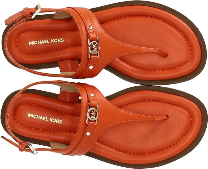 Michael Kors Mandy Orange Thong Sandal - Image 5