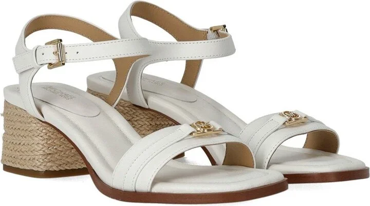 Michael Kors Mandy White Heeled Sandal - Image 2