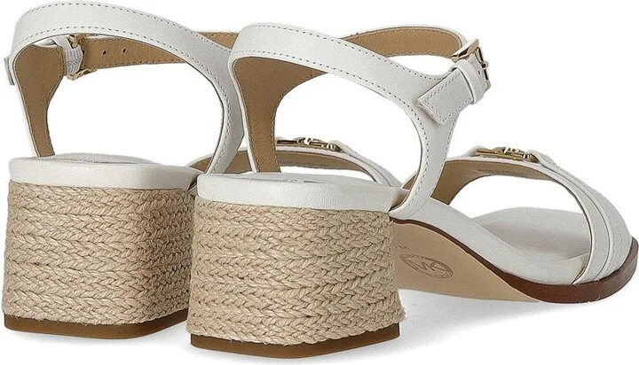 Michael Kors Mandy White Heeled Sandal - Image 4
