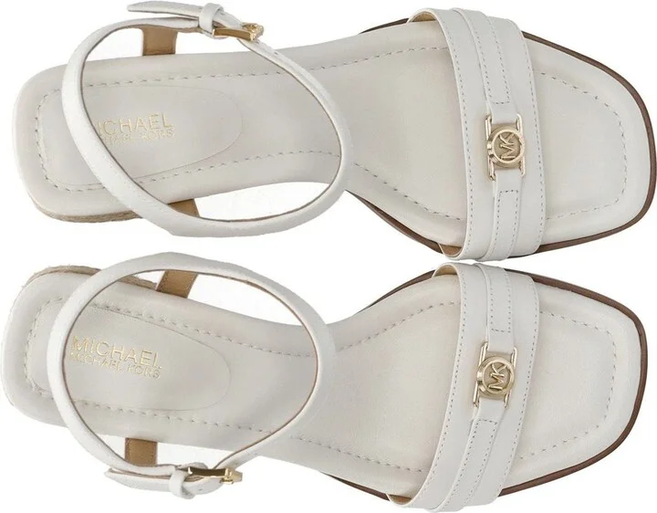 Michael Kors Mandy White Heeled Sandal - Image 5