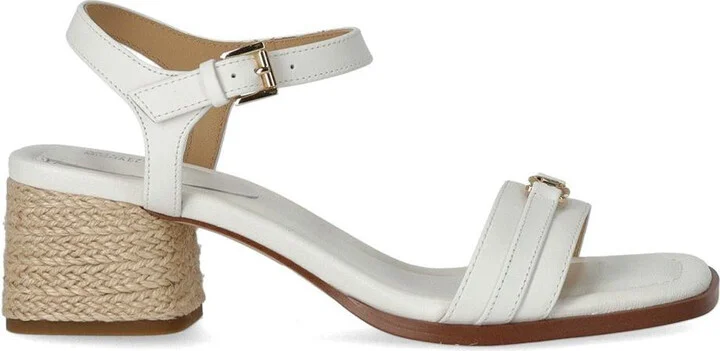 Michael Kors Mandy White Heeled Sandal