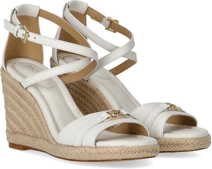 Michael Kors Mandy White Wedge Sandal - Image 2