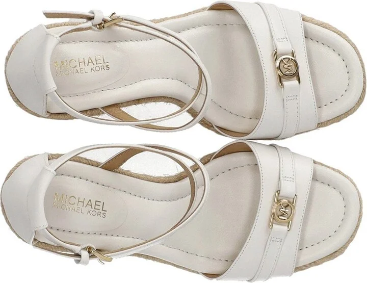 Michael Kors Mandy White Wedge Sandal - Image 5