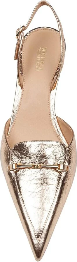 Michael Kors Metallic Leather Slingback - Image 2