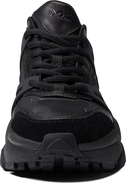 Michael Kors Nick Trainer Men's Shoes Black : 10 M, Leather/Suede/Textile - Image 5