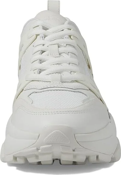 Michael Kors Nick Trainer Men's Shoes Optic White-1 : 10 M, Leather/Suede/Textile - Image 5