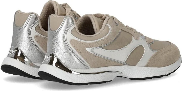 Michael Kors Riley Light Sand Sneaker - Image 4