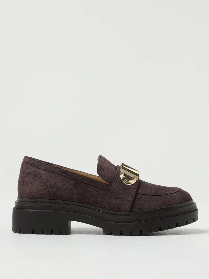 Michael Kors Rye leather sabots with platform