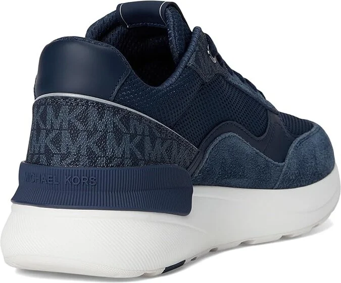 Michael Kors Trevor Trainer Men's Lace-up Boots Admiral Blue : 10 M, Leather - Image 4