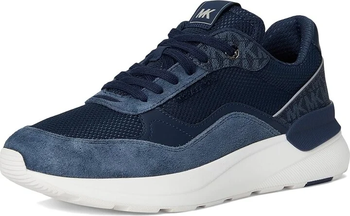 Michael Kors Trevor Trainer Men's Lace-up Boots Admiral Blue : 10 M, Leather - Image 5