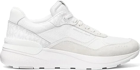 Michael Kors Trevor Trainer Men's Lace-up Boots Bright White : 8.5 M, Leather - Image 4