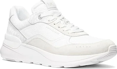 Michael Kors Trevor Trainer Men's Lace-up Boots Bright White : 8.5 M, Leather