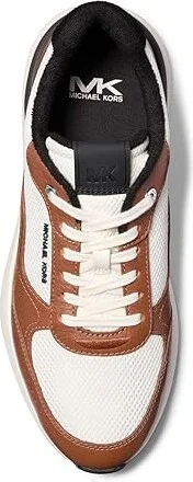 Michael Kors Trevor Trainer Men's Lace-up Boots Luggage : 8 M, Leather - Image 2