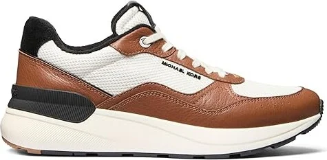 Michael Kors Trevor Trainer Men's Lace-up Boots Luggage : 8 M, Leather - Image 4