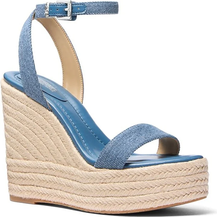 Michael Kors Women's Leighton Espadrille Wedge Sandals
