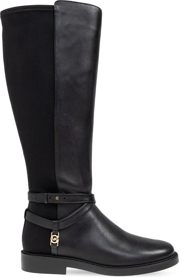 Michael Michael Kors Abigail Logo Plaque Boots