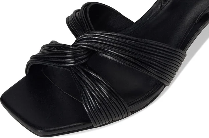 MICHAEL Michael Kors Alessia Kitten Sandal Women's Sandals Black : 9 M, Synthetic - Image 7