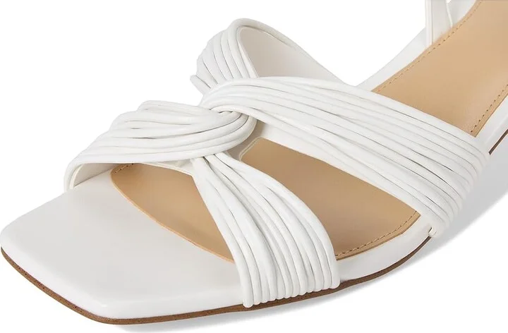 MICHAEL Michael Kors Alessia Kitten Sandal Women's Sandals Optic White : 7 M, Synthetic - Image 7