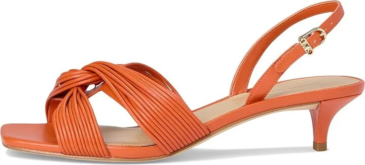 MICHAEL Michael Kors Alessia Kitten Sandal Women's Sandals Orange Punch : 7 M, Synthetic - Image 6