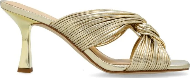 Michael Michael Kors Alessia Metallic Mule Sandals
