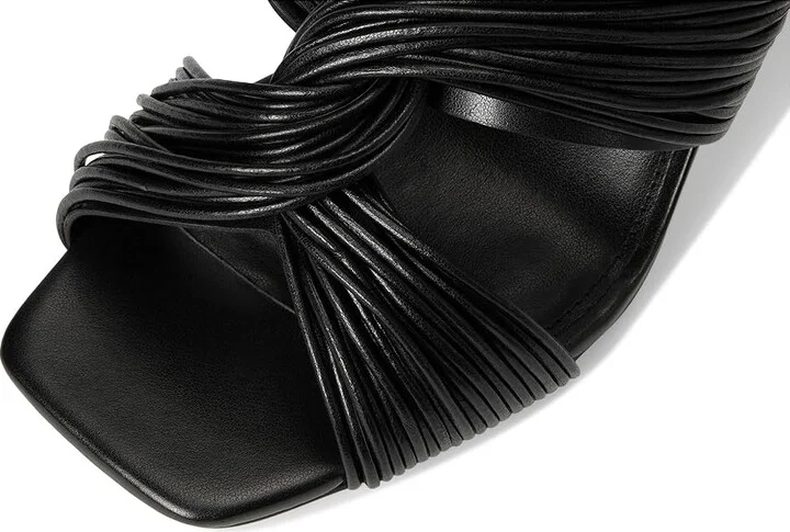 MICHAEL Michael Kors Alessia Mule Sandal Women's Sandals Black : 7.5 M, Leather/Rubber - Image 7
