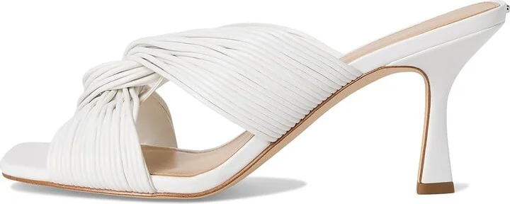 MICHAEL Michael Kors Alessia Mule Sandal Women's Sandals Optic White : 10 M, Leather/Rubber - Image 6